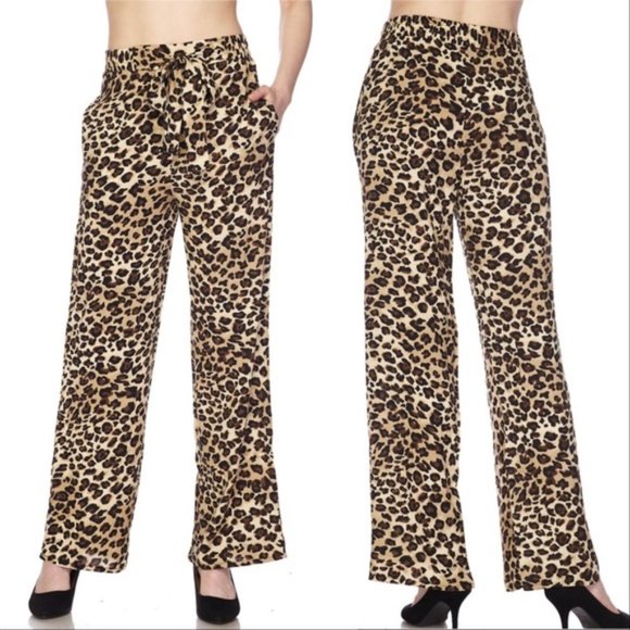 ARIA Leopard Print Pants - Picture 2 of 4
